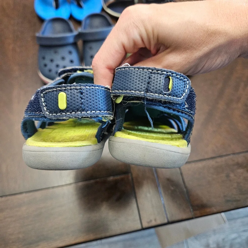 Keen Crocs See Kai Run Reef Stride Rite Sandals Toddler Boys 8 Gorpcore Bundle